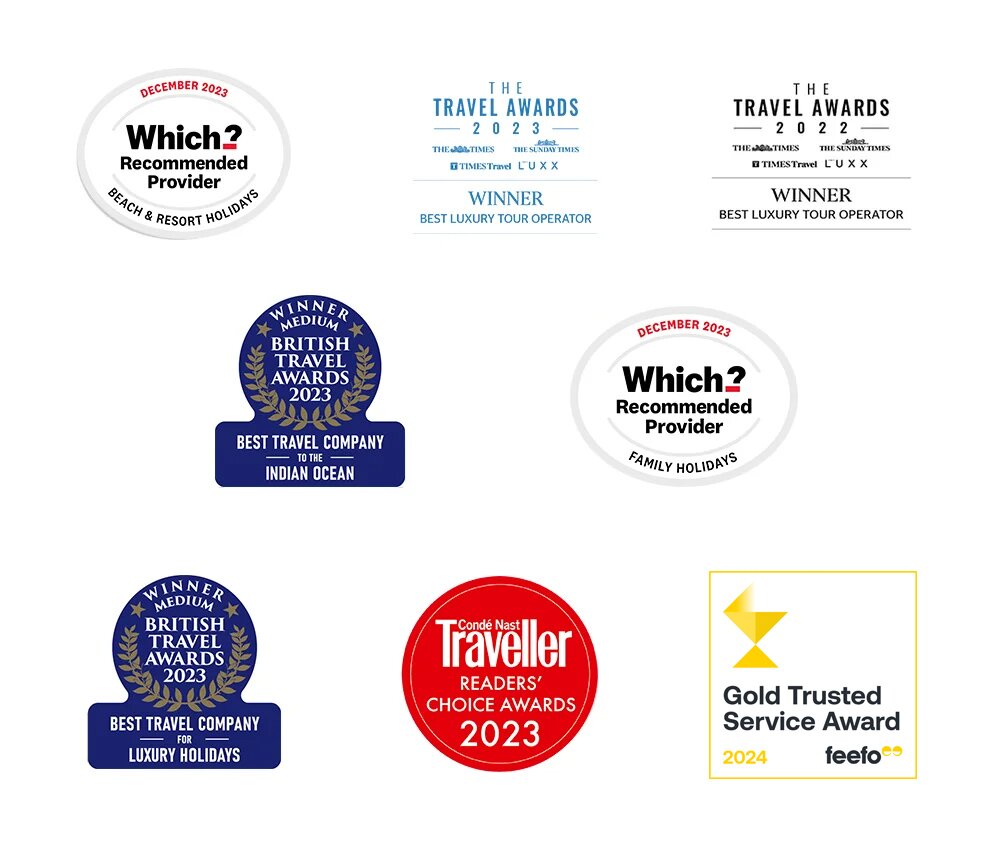200+ awards, from our customers and travel professionals