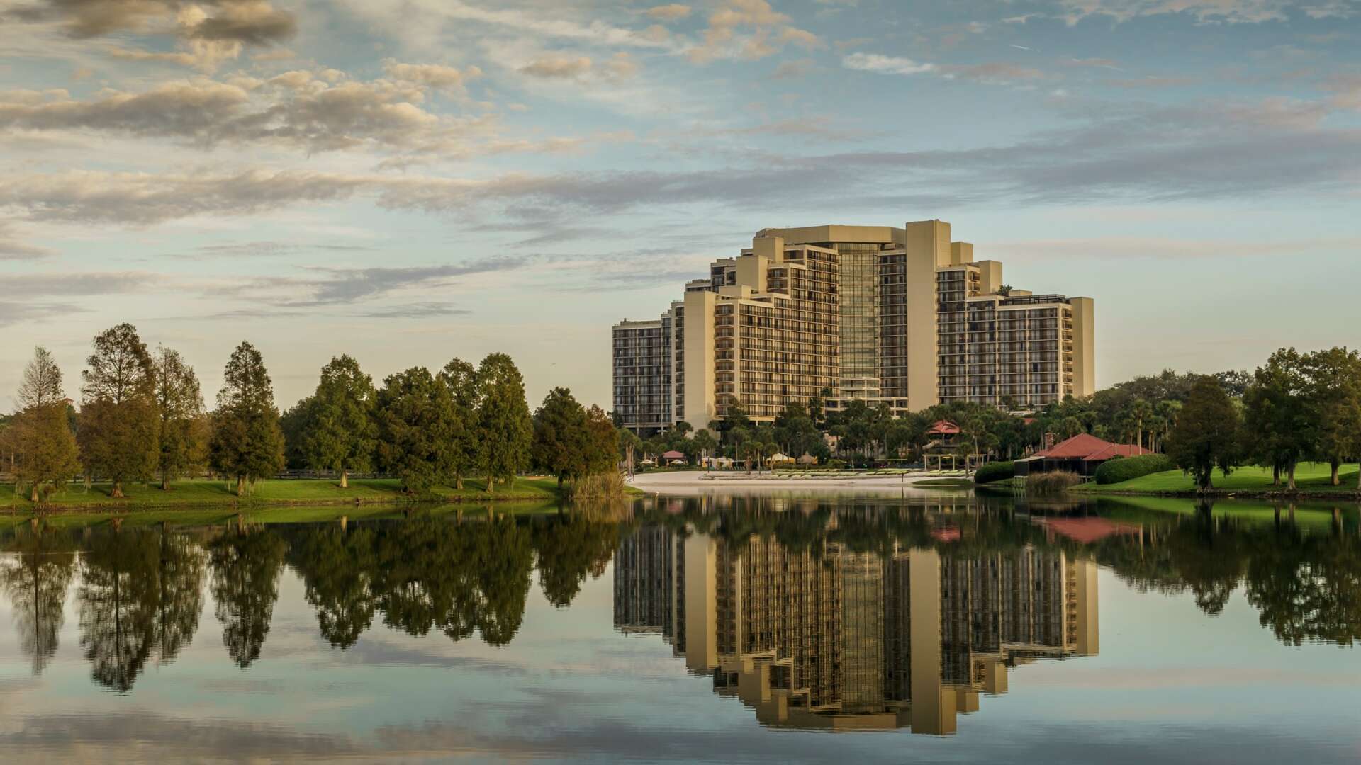 Hyatt Regency Grand Cypress exterior surrounded by Florida nature